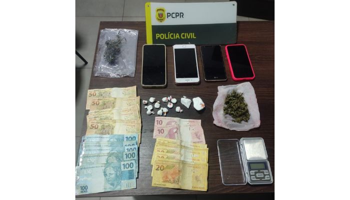 Quedas - Polícia Civil prende quatro pessoas por tráfico de drogas
